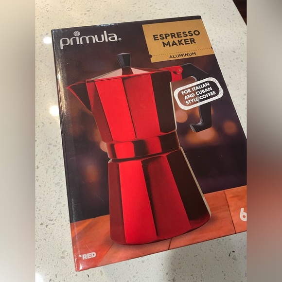Primula Other - NWT Primula Red Aluminum Espresso Maker